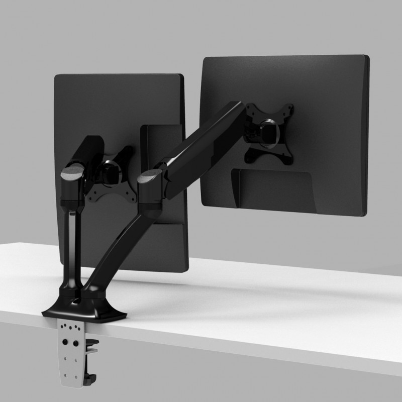 Fleximounts M06 Full Motion Dual-Arm Monitor Desk Mount Review | That's ...